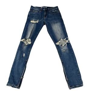 Crysp Denim Jeans Mens Size 30 Distressed